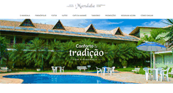 Desktop Screenshot of hotelpousadamandala.com.br